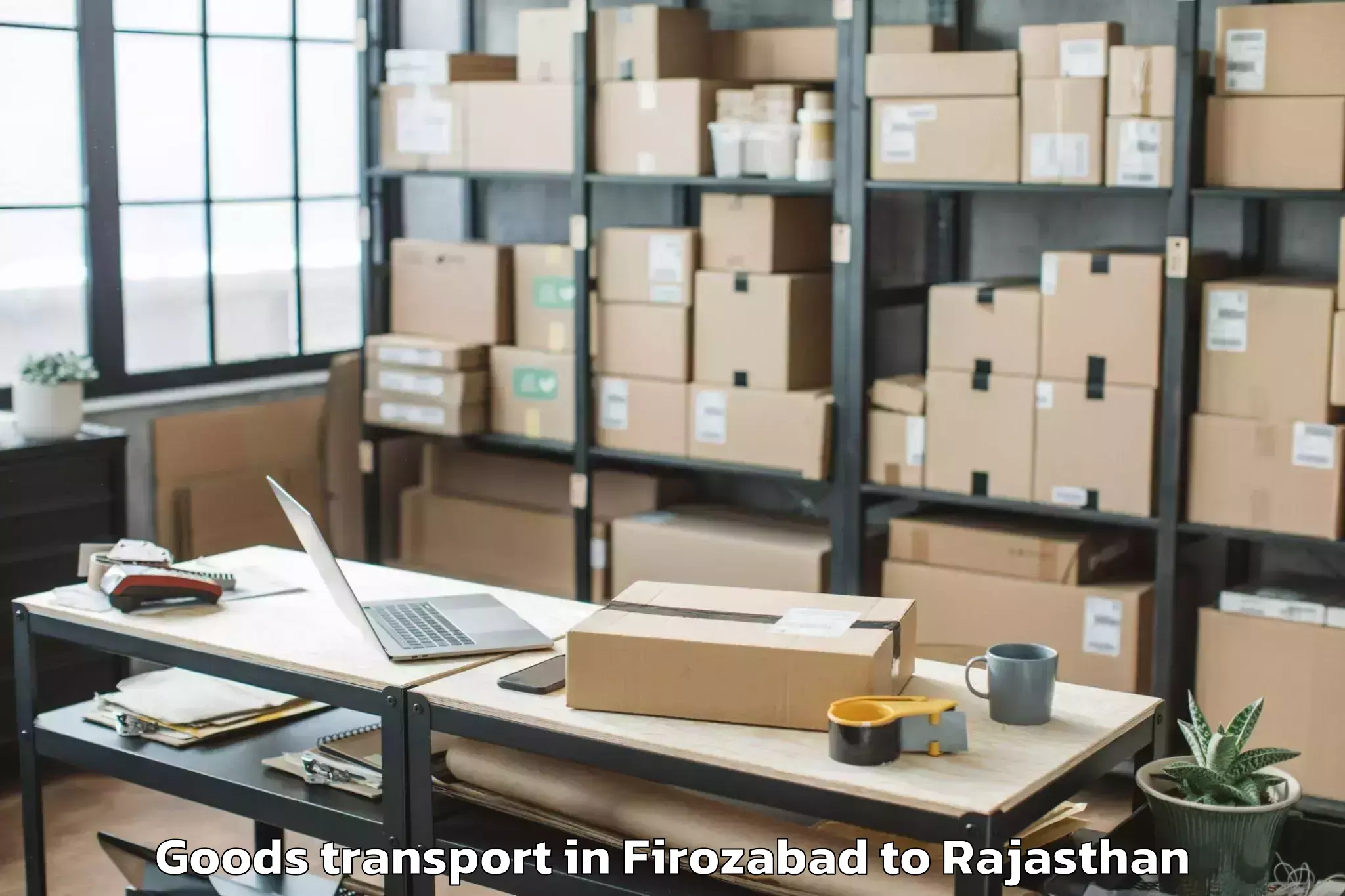 Top Firozabad to Ganganagar Goods Transport Available